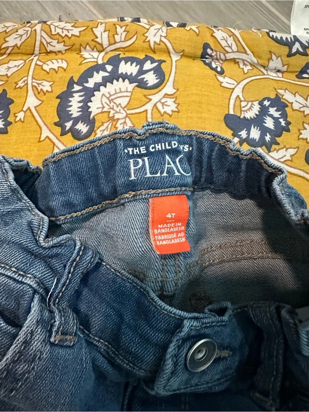 The Children's Place Blue Denim Stretch Kids Shorts
